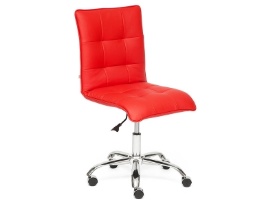 Кресло офисное ZERO экокожа (красный)